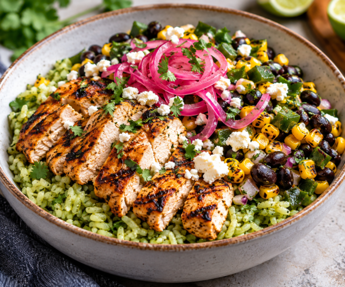 Citrus Pollo Verde Bowl