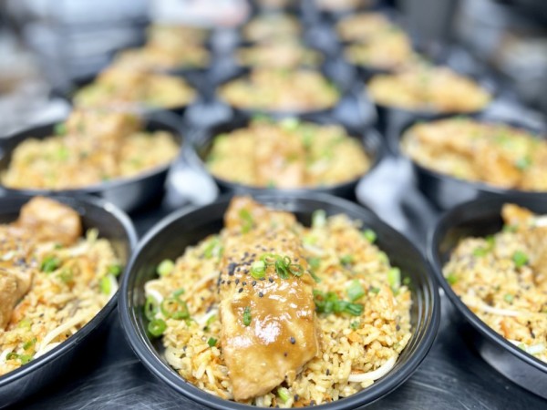 Salmon Veggie Fried Rice