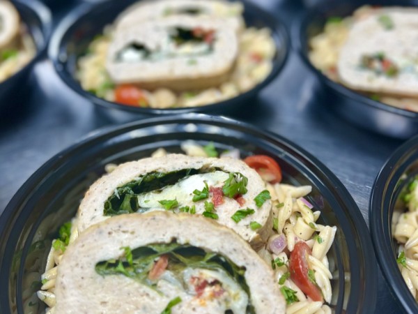 Cheesy Spinach Stuffed Chicken